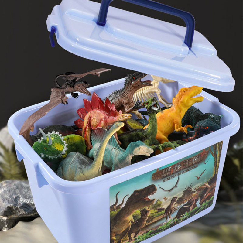 Model Kit Jurassic Park - Simülasyon Jurassic Dinozor Aksiyon Figürleri Dino