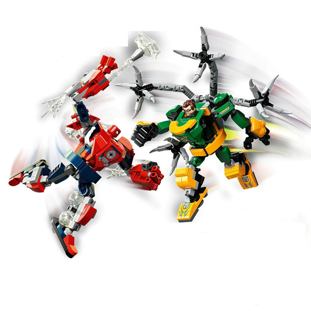 Model Kit Vs Lego - Süper kahramanlar Örümcek Adam VS Doktor