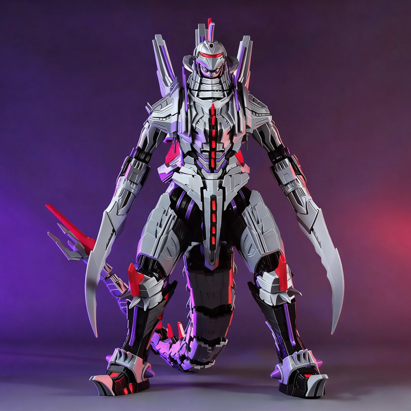 Model Kit Kiryu - Genel Mekanik Gigan Aksiyon Figürü 3D