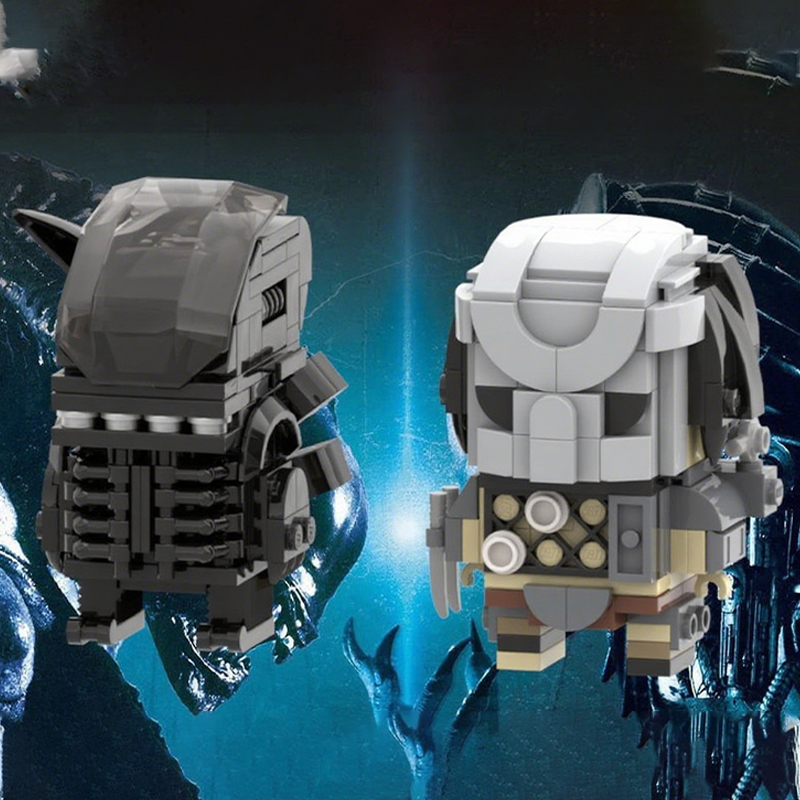 Model Kit Vs Lego - 322 parça MOC Predator Vs Alien