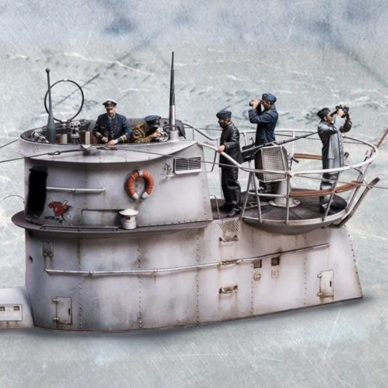 Model Kit U Boat - 1/35 Ölçekli Döküm Reçine şekilli kalıp