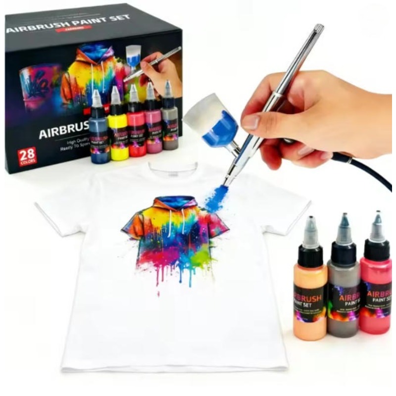 Paint Model Kit - 12/28 Renkli Su Bazlı Airbrush Akrilik