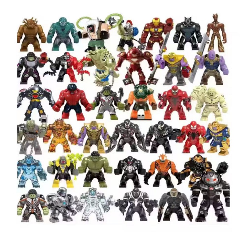 Model Kit Iron Man - Yapı blokları, Marvel süper kahramanları, anti