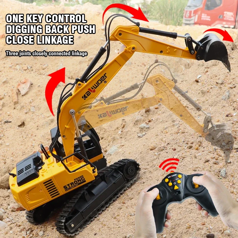 Model Kit Excavator - Huina Rc Ekskavatör 1/24 9Ch Uzaktan