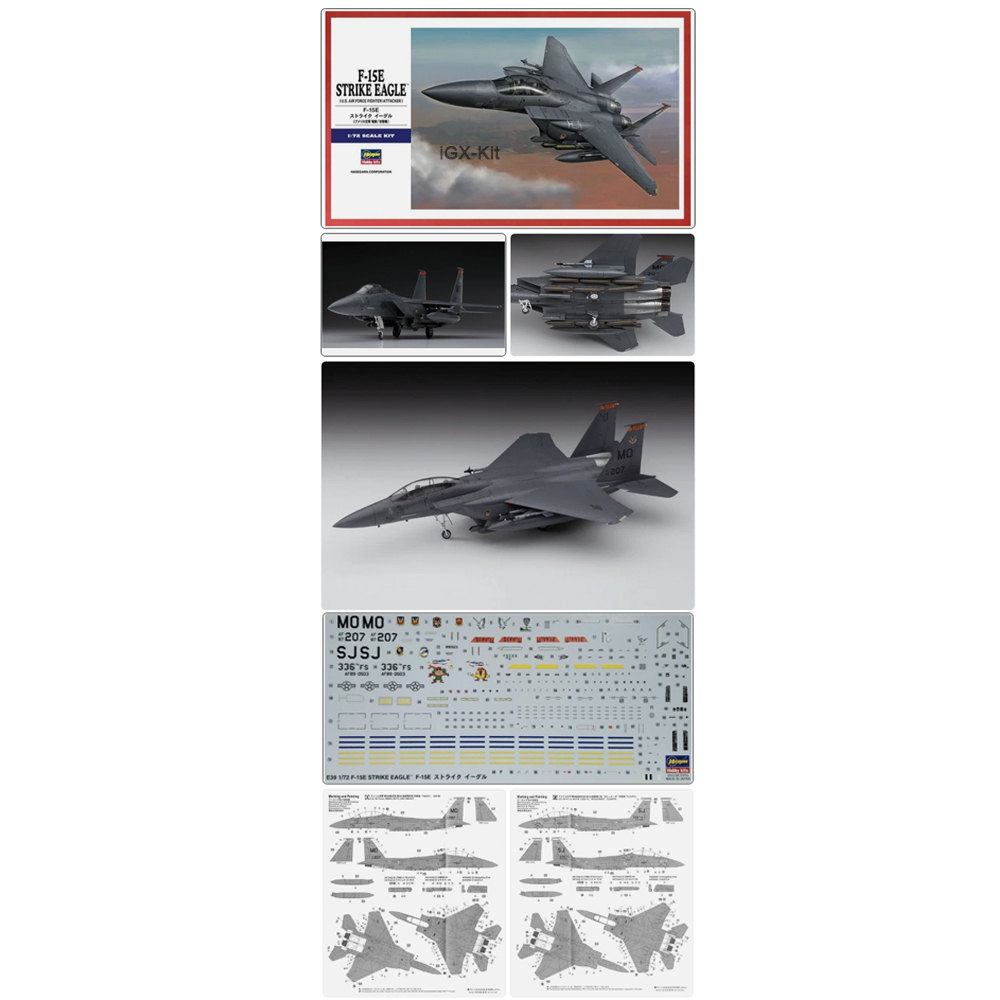 Model Kit Hasegawa - Hasegawa 01569 1:72 Ölçekli ABD F15