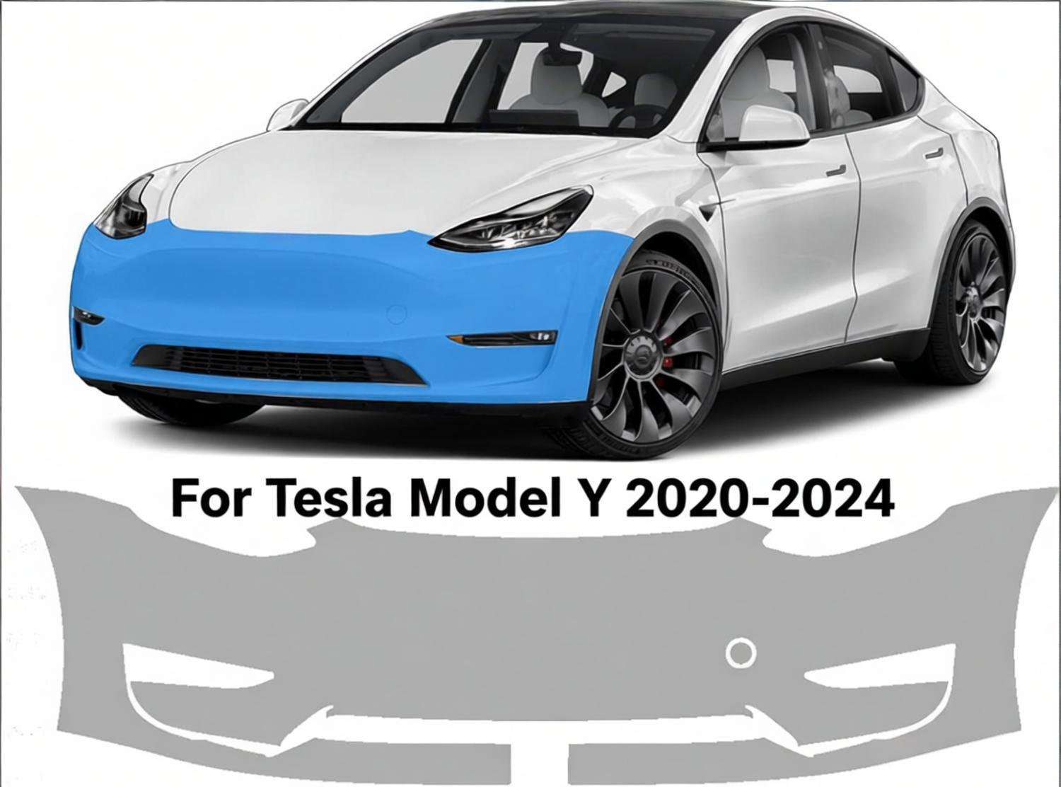 Paint Model Kit - Tesla Model Y 2020-2024 için 8.5Mil