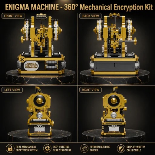 Enigma Makinesi Yapı Taşları S - Model Kit Ikaruga incelemesi ve fiyatı