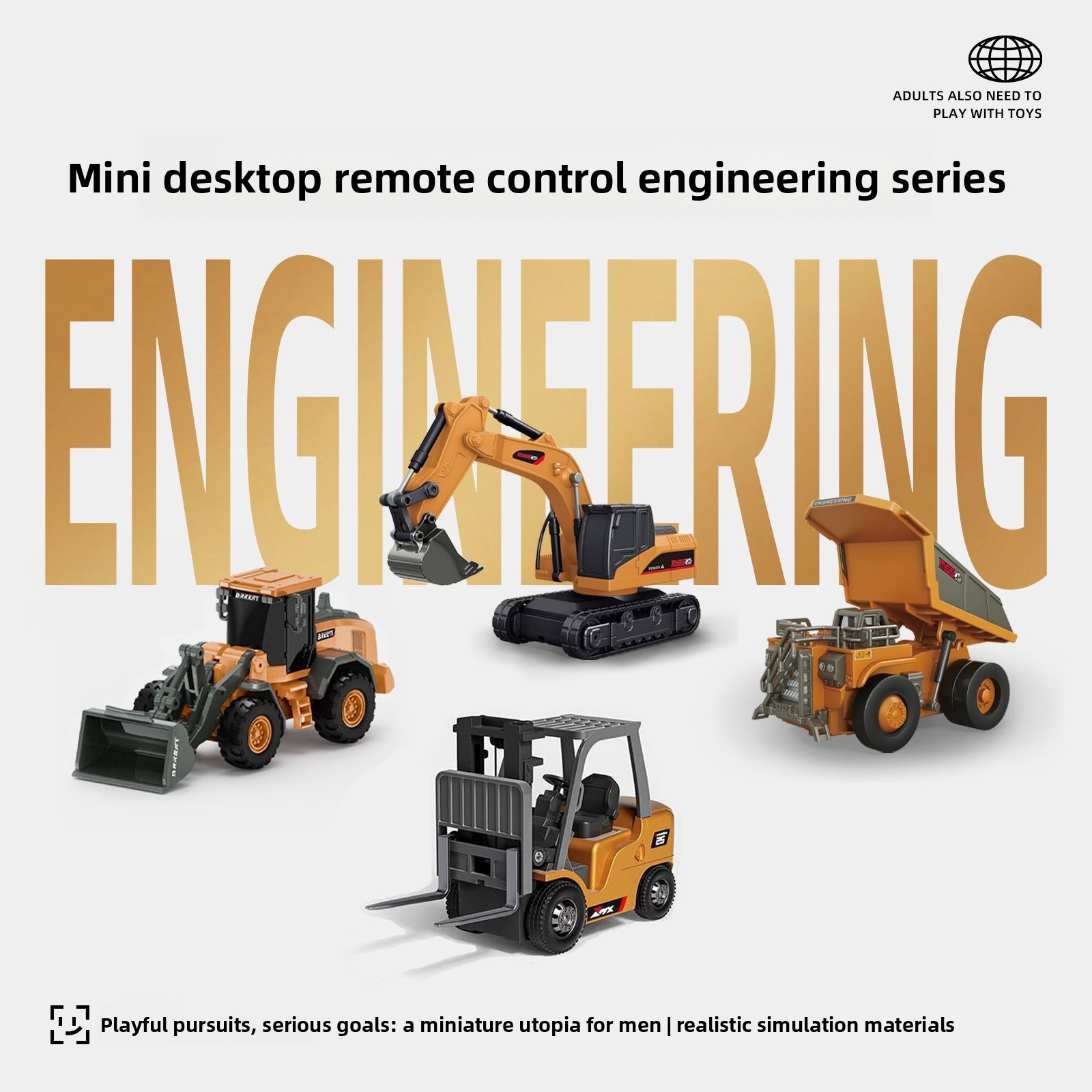 1:64 Metal RC Mühendislik Arab - Model Kit Excavator incelemesi ve fiyatı