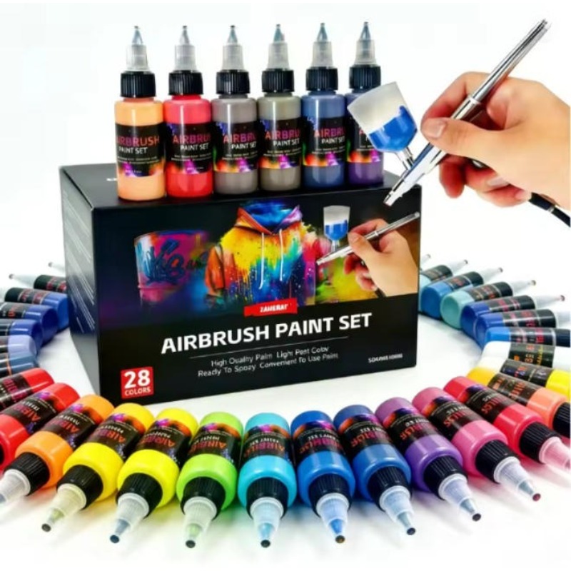 12/28 Renkli Su Bazlı Airbrush - Paint Model Kit incelemesi ve fiyatı