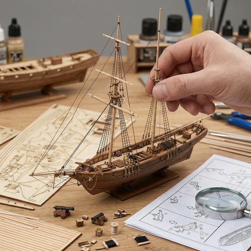 Ahşap Gemi Modeli Kiti - Kendi - Model Kit U Boat incelemesi ve fiyatı