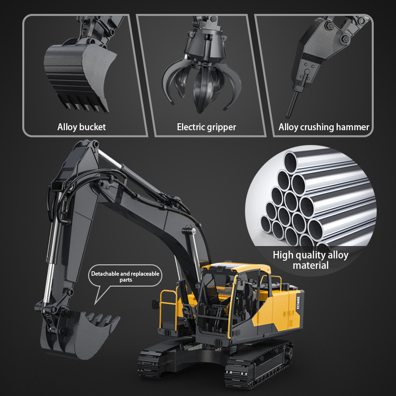 Çift Modlu Paletli Uzaktan Kum - Model Kit Excavator incelemesi ve fiyatı