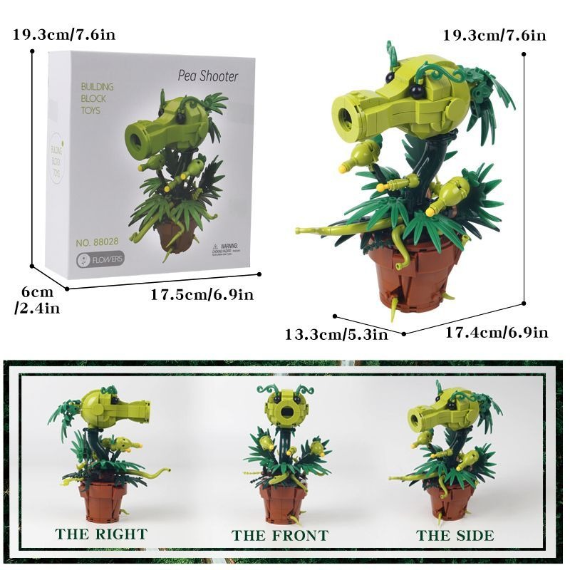 Bitkiler vs. Zombiler Etçil Bi - Model Kit Vs Lego incelemesi ve fiyatı
