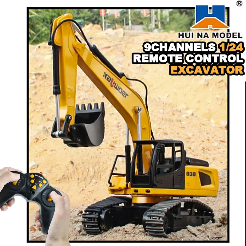 Huina Rc Ekskavatör 1/24 9Ch U - Model Kit Excavator incelemesi ve fiyatı