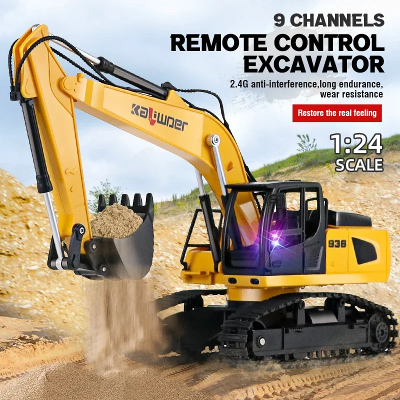 Huina Rc Ekskavatör 1/24 9Ch U - Model Kit Excavator incelemesi ve fiyatı