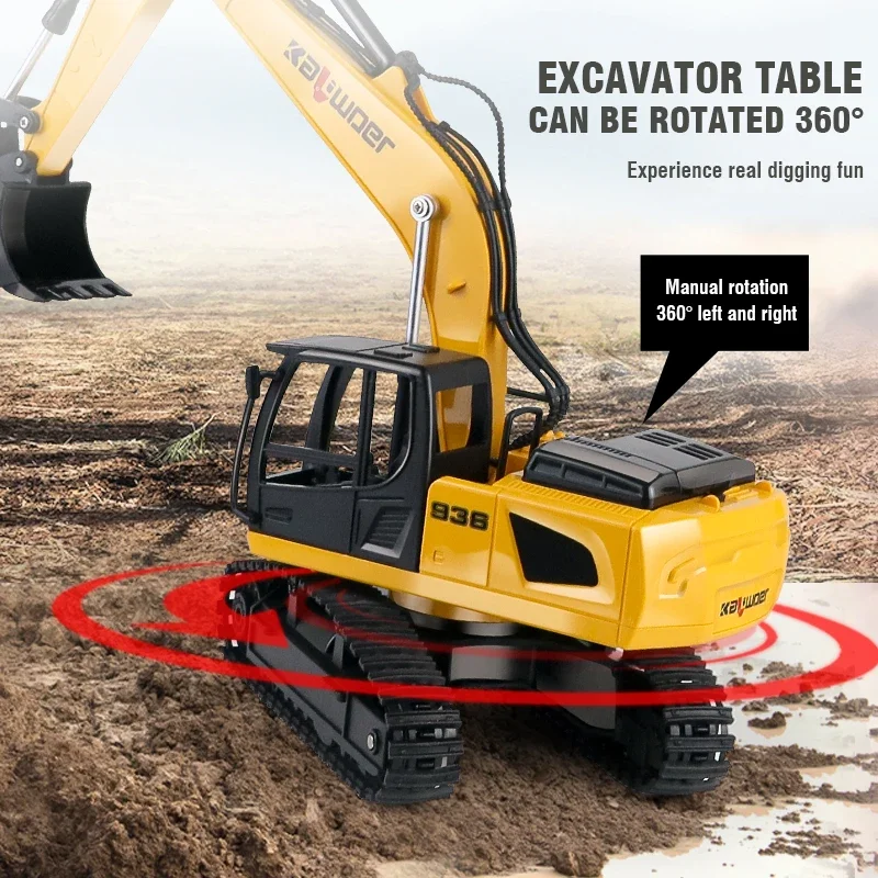 Huina Rc Ekskavatör 1/24 9Ch U - Model Kit Excavator incelemesi ve fiyatı