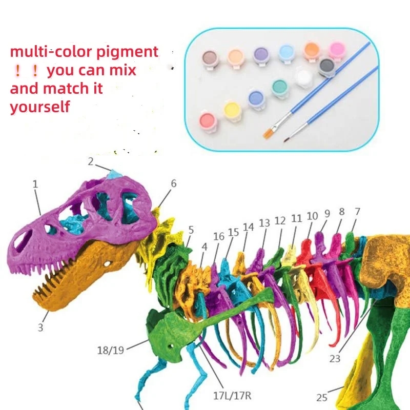 Büyük DIY Dinozor İskeleti Oyu - Model Kit Jurassic Park incelemesi ve fiyatı