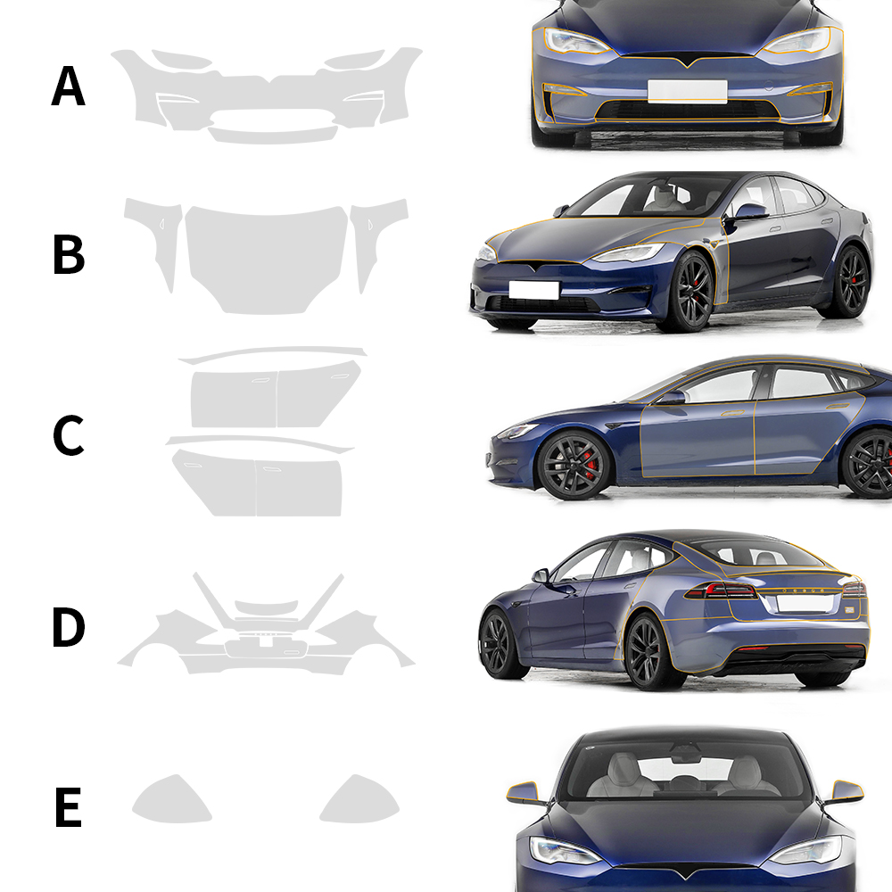 Tesla Model S 2021-2025 için 8 - Paint Model Kit incelemesi ve fiyatı