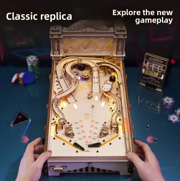 Zorlu Mekanik 3D Pinball Monta - Model Kit Levels incelemesi ve fiyatı